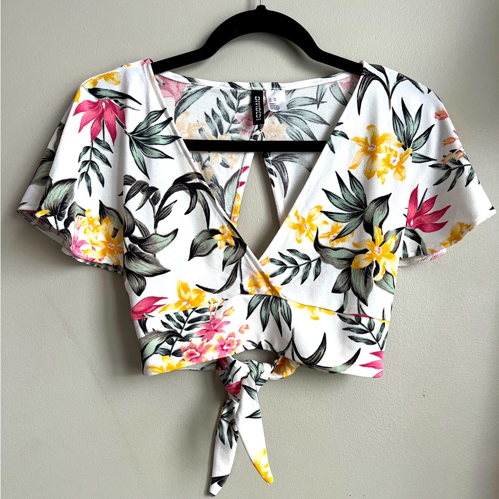 Floral Crop Shirt